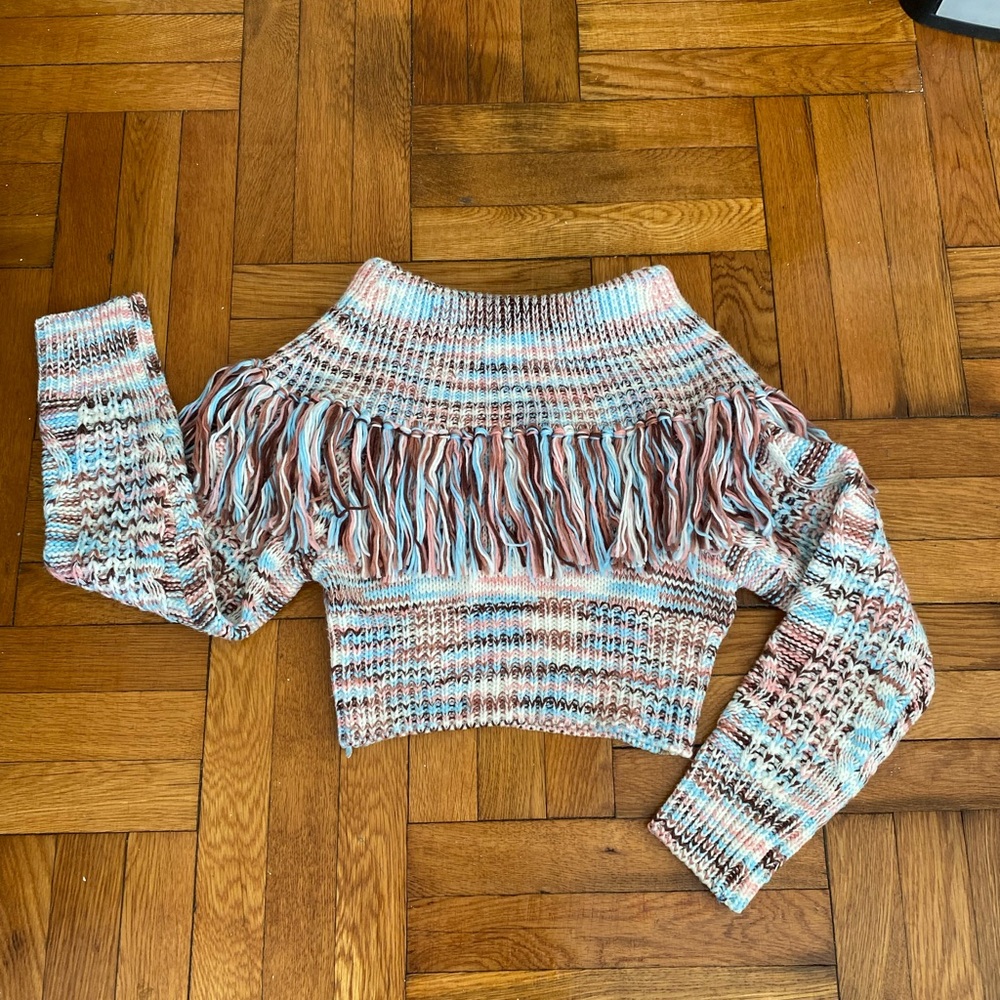 Hot & Delicious Colorful knit sweater - Size s